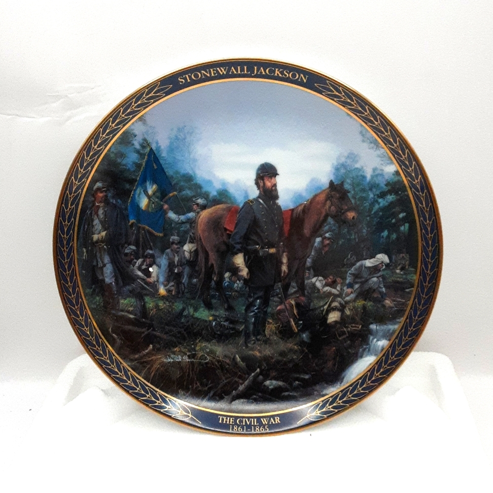 1994 Bradford Exchange Gallent Men of the Civil War Stonewall Jackson Plate